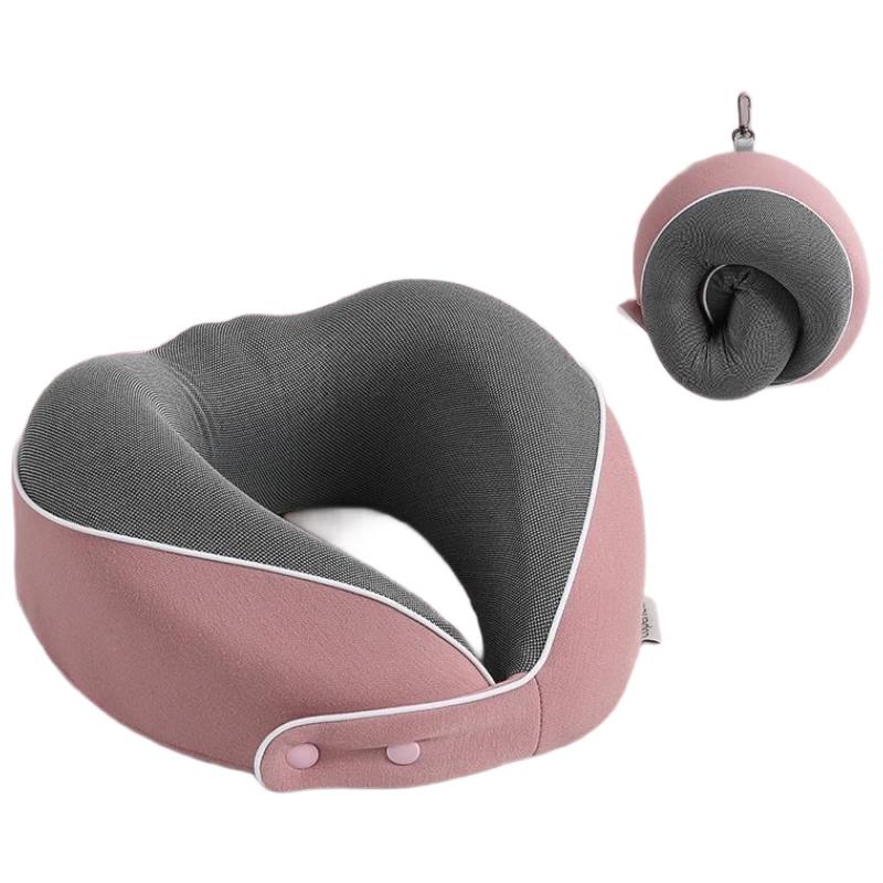 JINGRUIXIAN Memory Foam U-Shaped Travel Neck Pillow