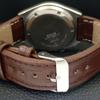 Seiko 5 AUTOMATIC JAPAN MENS 7009A VINTAGE MAROON COLOR DIAL WATCH A701277-5