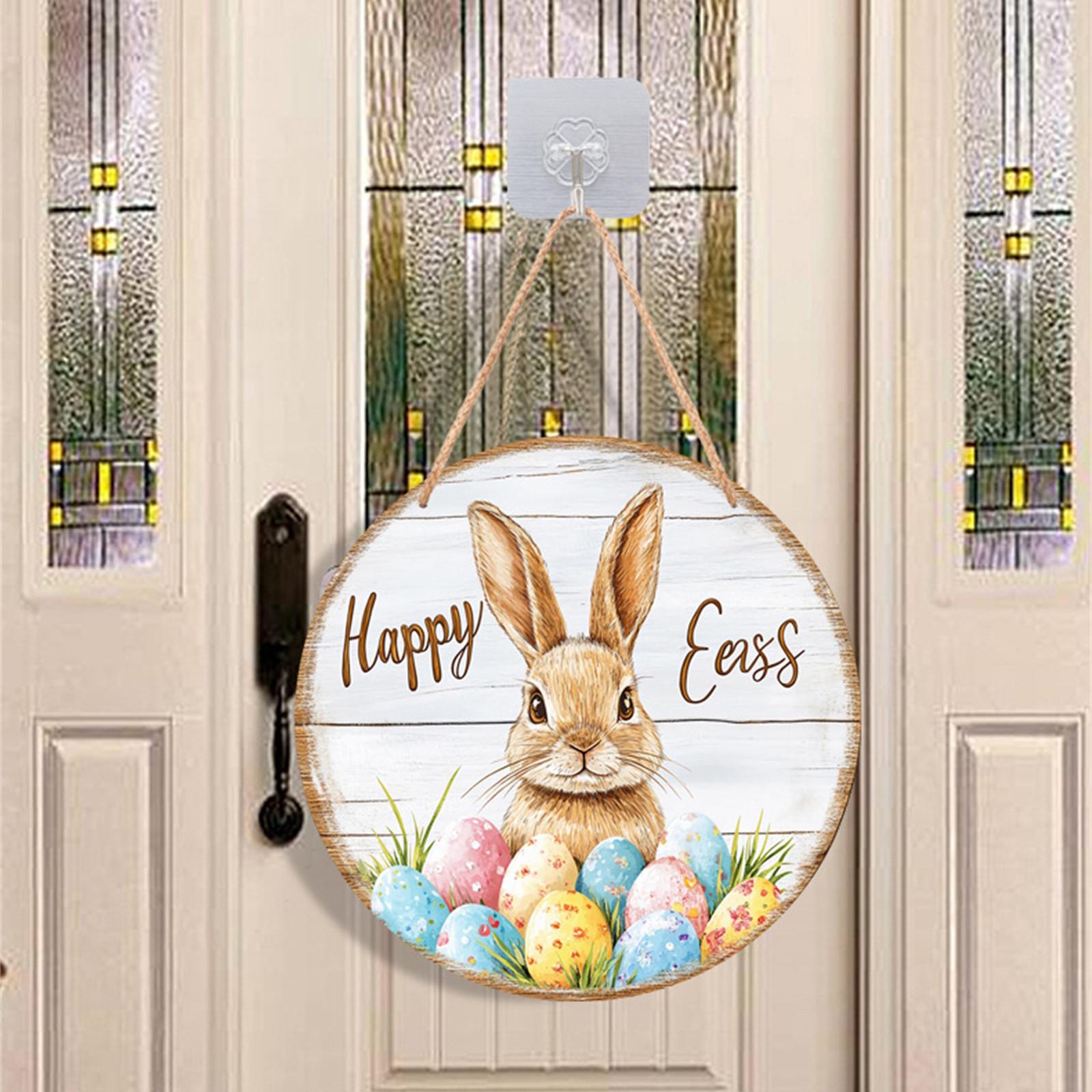 

Деревянная подвесная вывеска, декоративная настенная подвеска, симпатичное украшение для комнаты, настенная наклейка, дверной знак, крючок для двери, подвесная корзина для входной двери, крючок для украшения стены One Size