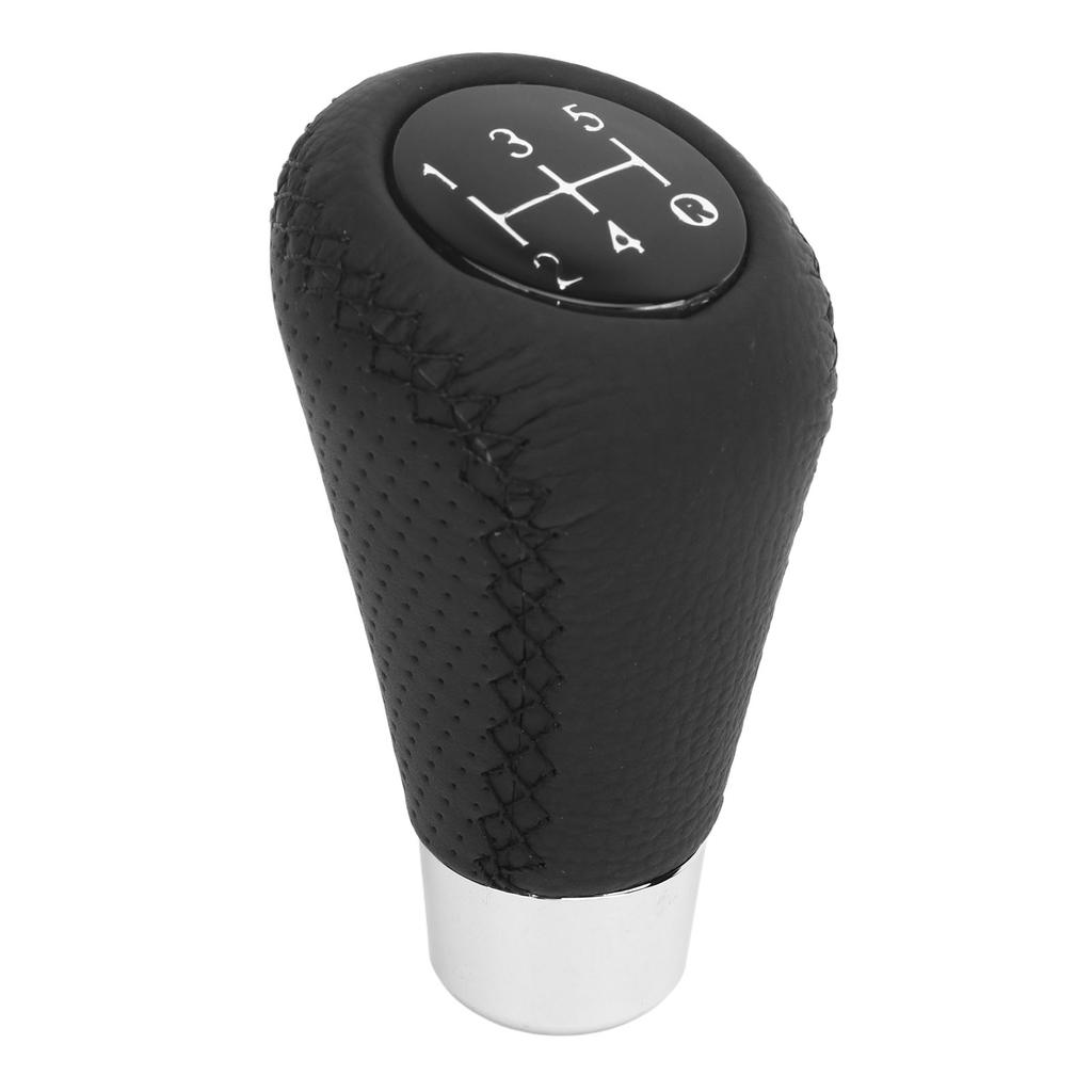 5 Speed Gear Shifter Head Genuine Leather Gear Shifter Knob Head for Manual Gear Cars
