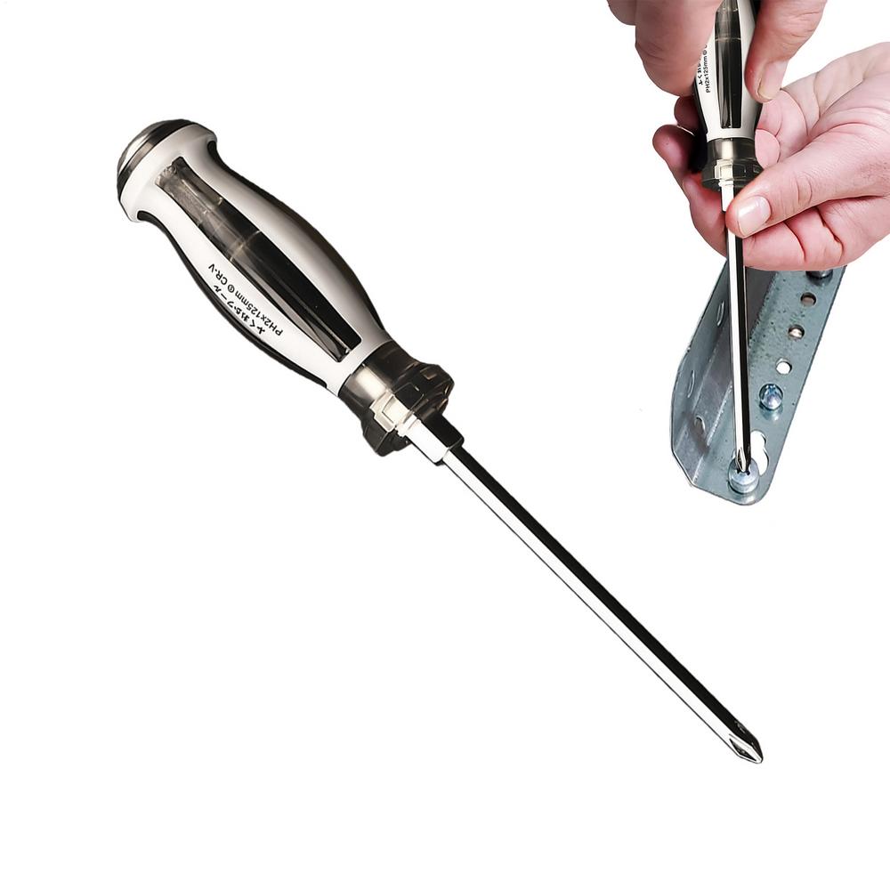 Magnetic Screwdriver Heavy-Duty Industrial Hand Tools Slotted Phillips Magnet Screwdriver for Electrician Woodworker Home