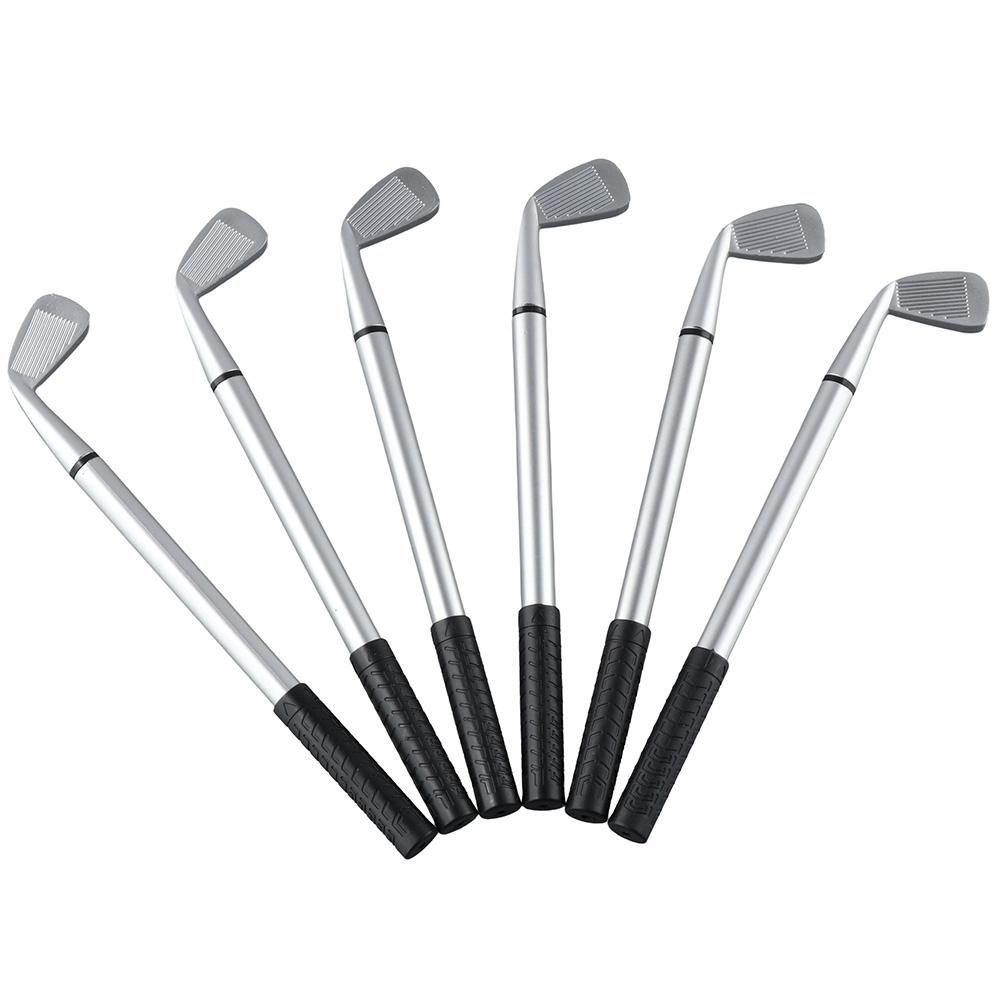 12 Pieces Mini Golf Clubs Pens Black Decorative Golf Pens Golf Ballpoint Pen  Golf Party Favors
