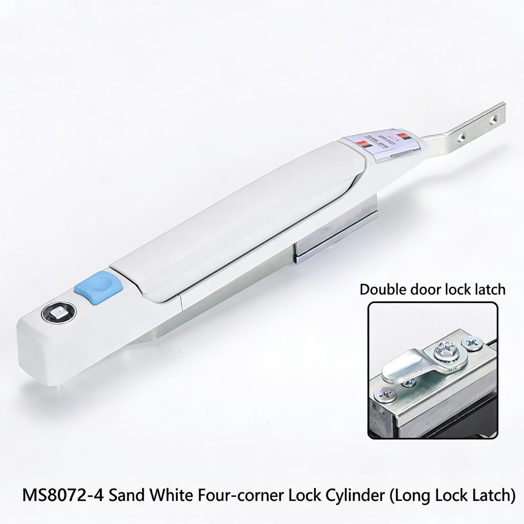 DELER Industrial Cabinet Handle Lock MS8071-72 Stainless Steel Anti-Theft Modern Heaven Earth Linkage Electric Energy Storage