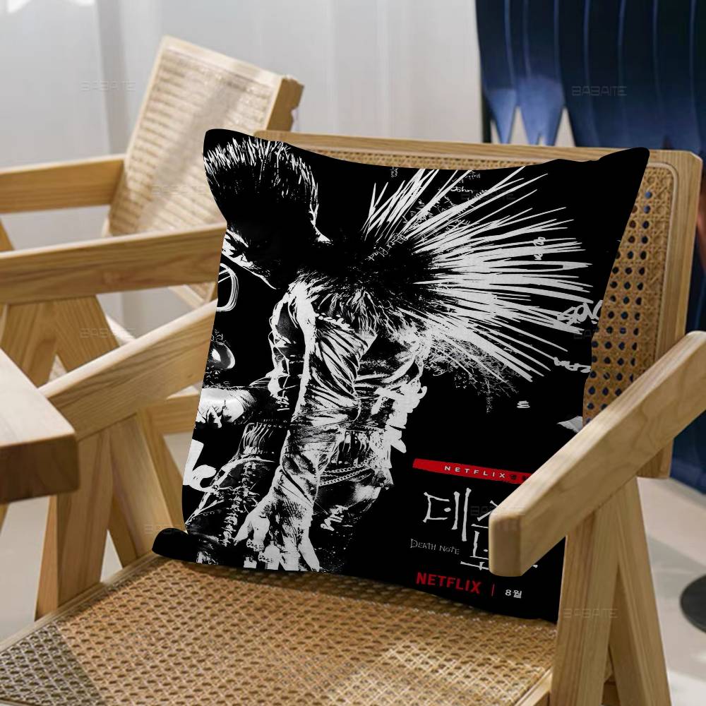 Death Note Anime Pillow Anime Pillow Sofa Bed Head Pillow Cover Cushion Cover 45x45 Cm Fashion