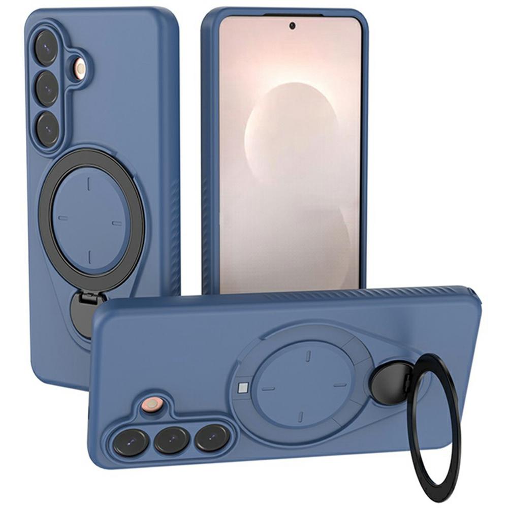 For Samsung Galaxy S26+ Magnetic Case Rotating Kickstand TPU PC Phone Cover