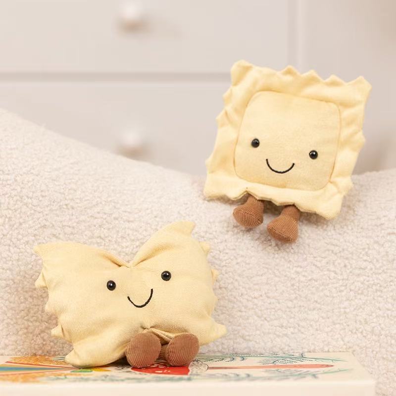 9/11 Centimeter Simulation New Italian Dumpling Doll Stuffed Plush Toy Cartoon Anime Cute Children's Birthday Gift Fun Doll