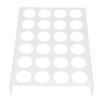 Kaffeekapsel-Organizer Flach Transparentes Acryl 24 Kaffeekapseln Halter für Küche Büro Hotel Transparent 4mm