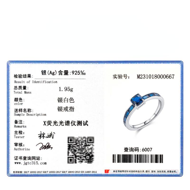 Tancise Classic 925 Sterling Silver Zircon Ring Ladies Jewelry Promesse de mariage Cadeau de fête