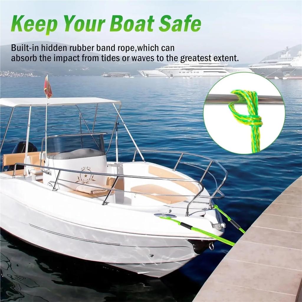 Anchor Rope Boat Bungee Dock Line Cord Docking Rope Bike SeaDoos Jet Ski