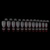 24 Pcs Glittering Full Cover Stick on Nail Valentines Day False Nail Press On Nail Almond Shape Artificial Nail