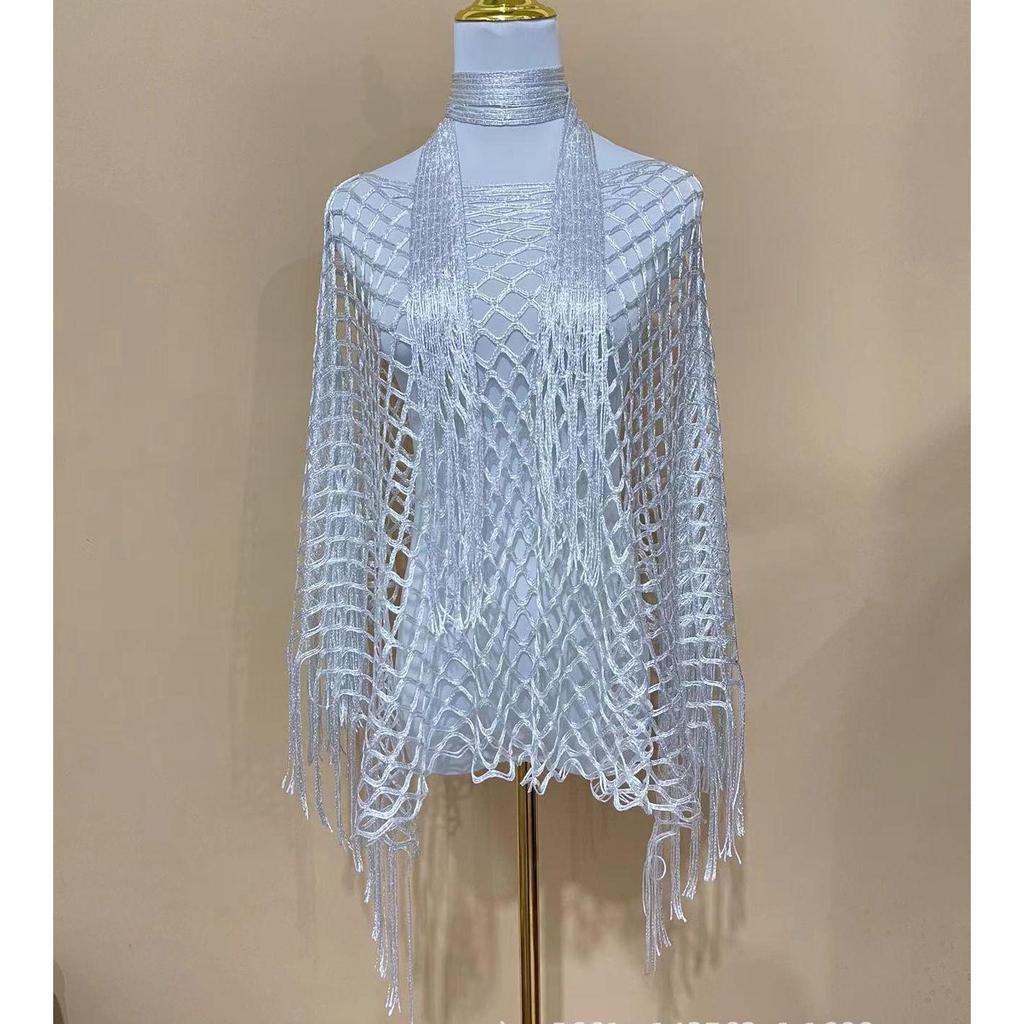 European Style Tassel Shawl Beach Cover-Up for Women