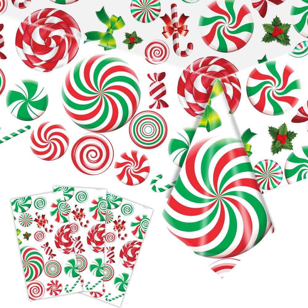 

Бронзова різдвяна скатертина Сніговик Сніжинка Покривало на стіл Одноразові скатертини Різдво Style 9