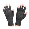 Sports Half Finger Gloves Anti Slip Breathable Comfortable Knitted Fabric Arthritis Compression Gloves