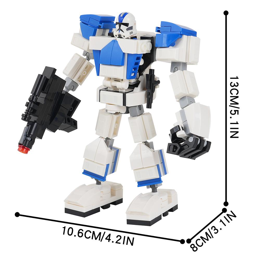MOOXI Hvězdné války Bojový tank Model Cihličky DIY Dioráma Dospělí Děti Hračky Stavebnice Montessori Dárky Pokojová dekorace