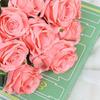 12Pcs Artificial Rose Flower Realistic Simulation Rose Bouquets for Home Garden Decoration, Wedding Flower Arrangements