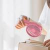 Hand Held Fan USB Rechargeable Foldable Fan Cooling Personal Handheld Fan Adjustable 3 Gear Low Noise Feature Cooling Fan