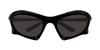 BALENCIAGA Sunglasses BB0229S 001 Size 59 Extreme Made In Italy Activewear Men's