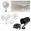 Elektrischer Ventilator Motor Hintere Abdeckung Wartung Multifunktionale Basis Standventilator Gehäuse Befestigungsmutter für Zuhause Schlafzimmer Wohnheim Büro