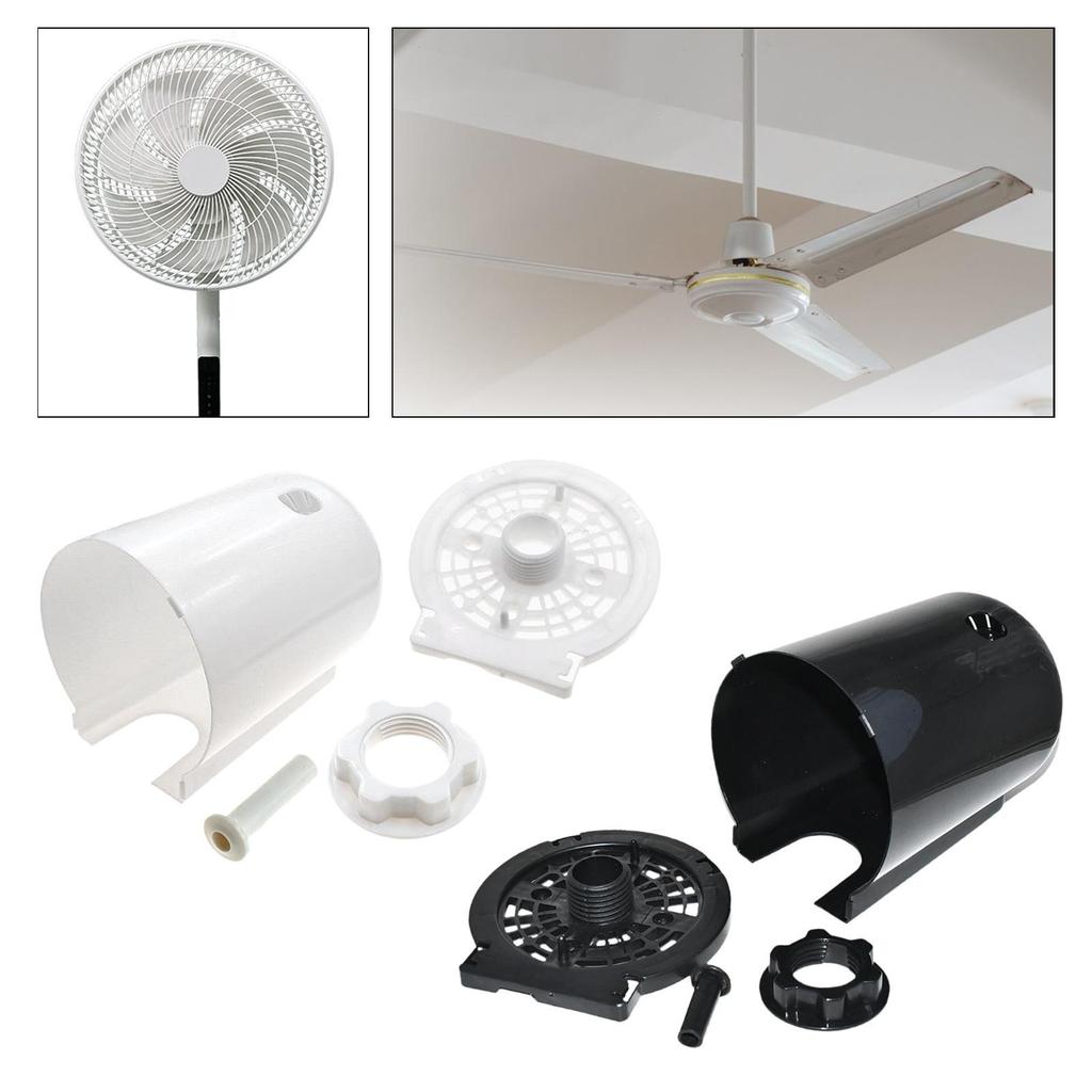Elektrischer Ventilator Motor Hintere Abdeckung Wartung Multifunktionale Basis Standventilator Gehäuse Befestigungsmutter für Zuhause Schlafzimmer Wohnheim Büro