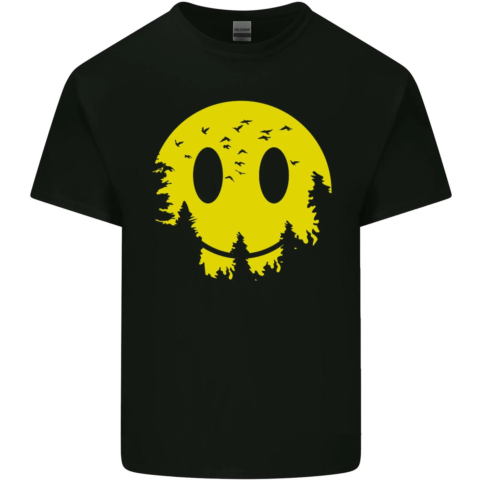 

Happy Moon Smiling Acid Face 90s Kids T-Shirt Childrens M