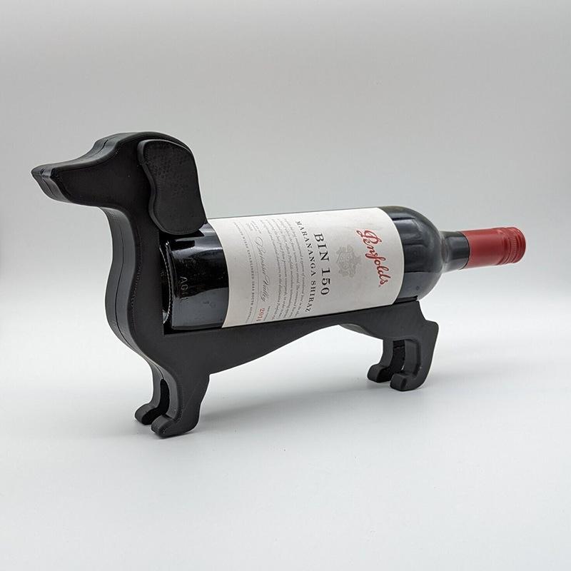 

18 * 14 * 6cm Dog Red Wine Bottle Rack, Bottle Support Bracket Decoration Rack Decoration Craft Home Decor Figurines Miniatures