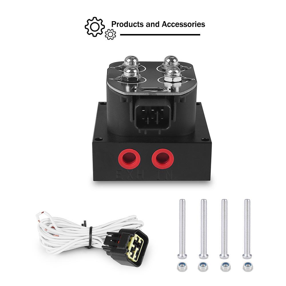 Universal Auto Parts Shock Absorber Air Suspension System: 4-Way, 8-Position Solenoid Valve Manifold