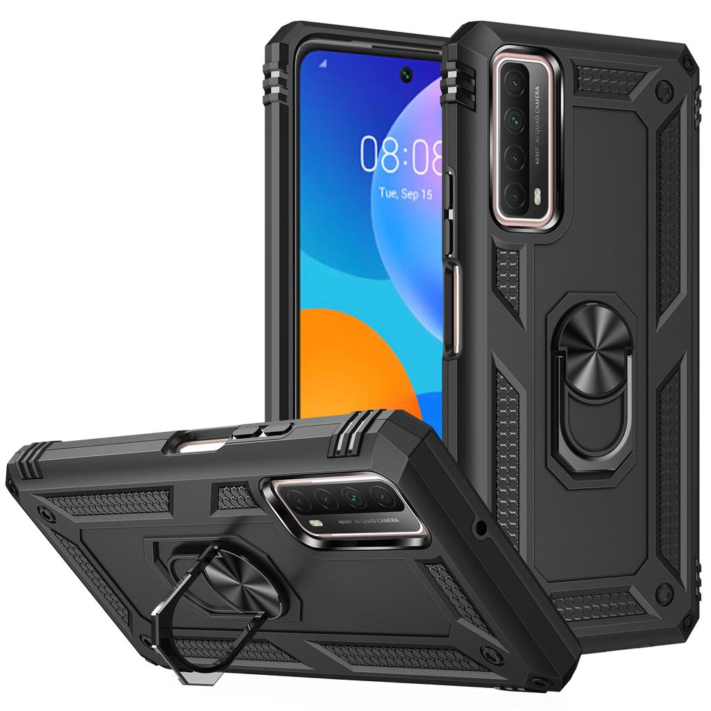 Per Huawei Y7a Custodia Cover Armatura Robusta Militare Antiurto Supporto ad Anello Magnetico Custodia Fundas Y 7a