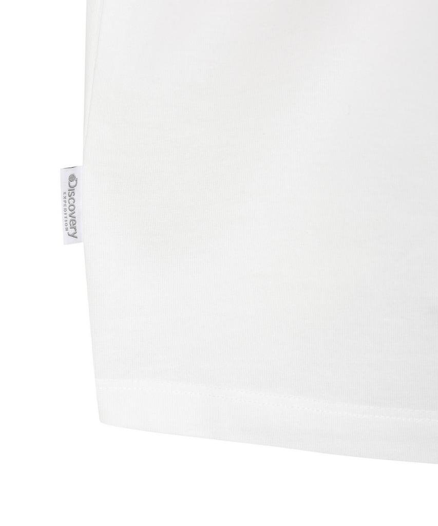 DISCOVERY EXPEDITION Women'S Small Logo Long Sleeve T-Shirt (White)
