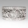 Sterling  Wedding Rings for Women Hollow Floral Pattern Luxury CZ Female Rings Party Gift New Trendy Jewelry
