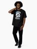 Gintama Dynamic Silver Hair Samurai Wave Circle Athletic Graphic Oversized Unisex T-Shirt