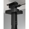Adjustable Projector Ceiling Mount Universal Fit Extendable Height 25-35cm Metal Material Concealed Screws Design