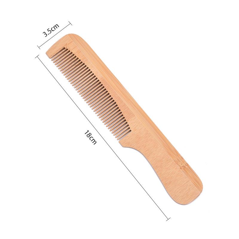 Portable Bamboo Comb for Hotel & Home - Perfect for Girls, Travel & Custom Use