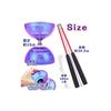 Uni estela Easy to Use Diabolo, Chinese Spinning Tops, for Street Performances and Juggling, Even for Beginners (Purple)