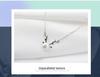 Exquisite S925 Silver Antler Necklace with Freshwater Pearl - Ideal Christmas Gift