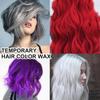 Eelhoe Temporary Hair Wax Grandma Gray Color Hair Wax Clay Color One-Time Easy Color
