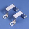 2Pcs 304 Stainless Steel Thickened Square Rectangular U-Shaped Horseback Pipe Saddle Clamp Buckle Throat Hoop 5 Kinds Of Models