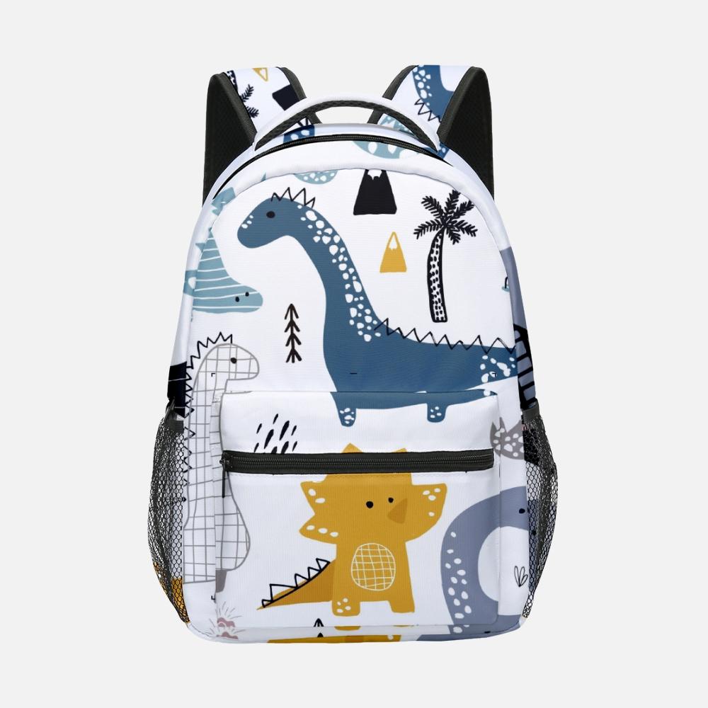 Popular Novelty Cool Dinosaur Student Bookbag Notebook Backpacks 3D Print Oxford Waterproof Boys/Girls Travel Backpacks