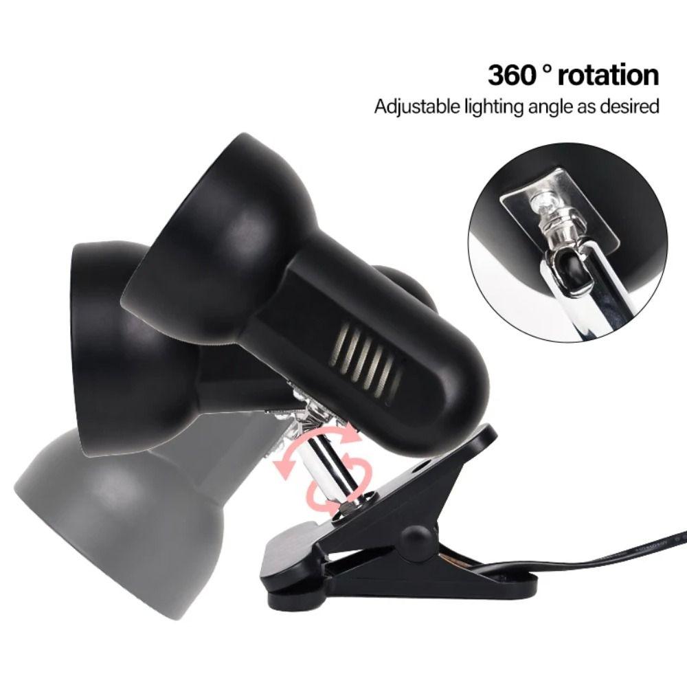 Metal Clamp Clamp Light 360 Rotatable Night Reading Lamp Reading Lamp  UVB Lighting