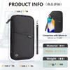 JEELAD Passport Passport Security Passport Card Travel Passport Pouch with Multifunctional Storage Large Travel Accessory Case, Anti-Skimming,