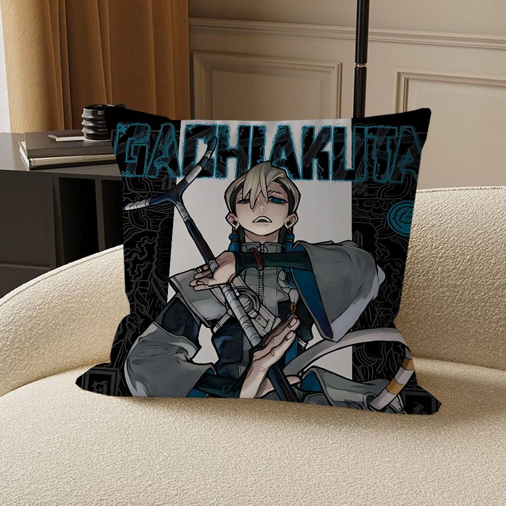 G-GachiakutaS Anime Pillow Gift Home Office Decoration Bedroom Sofa Car Cushion Cover Case 45x45
