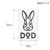 DOD Logo Sticker L Outdoor Weather Resistant Type Cutting Sticker