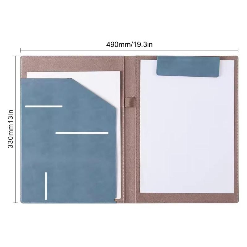 A4 Business Folder Leather Signing This Contract Clip Data Book File Storage Premium Durable Quality Useful Practical