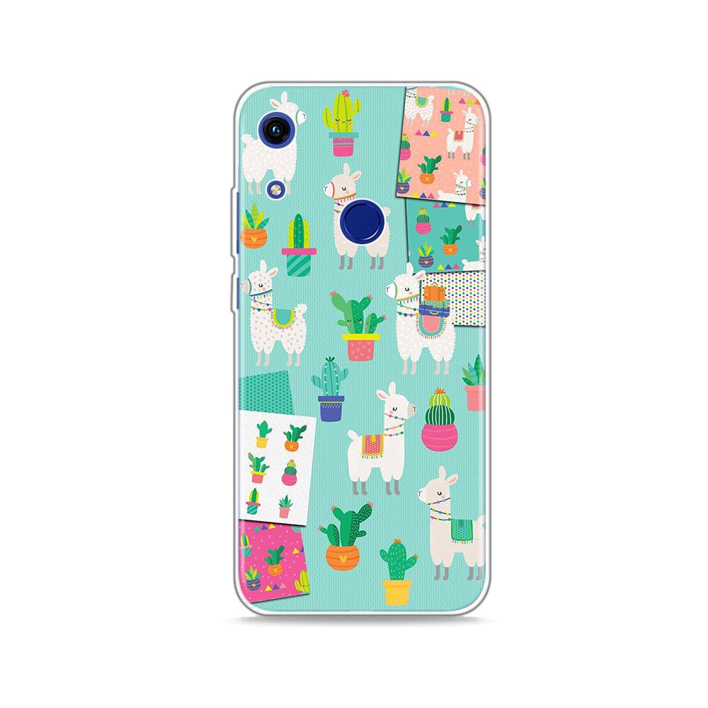 Llama Alpacas Animal Silicone Cover For Honor 20 20S 20E 8 8A Prime 8X MAX 8C 8S 7A 7C 7S Pro Phone Case