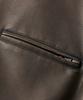 Dimitri Black 2Way Vtg Washed Pu Zip-Up Hoodie_Brown