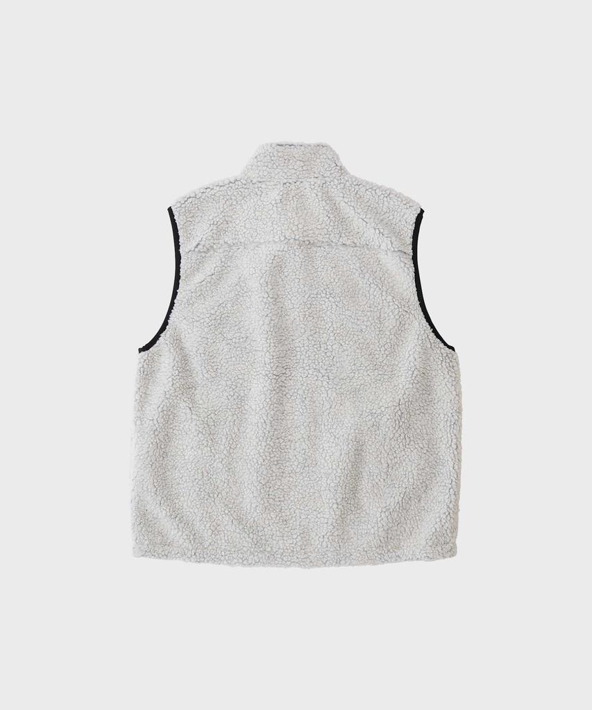 Gramicci Reversible Sherpa Vest Natural / Chartreuse