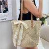 Yogodlns Eco Straw Shopping Bag For Women New Bohemian Beach Bag Large Capacity Shoulder Bag Trend Fashion Woven Handbag Tote
