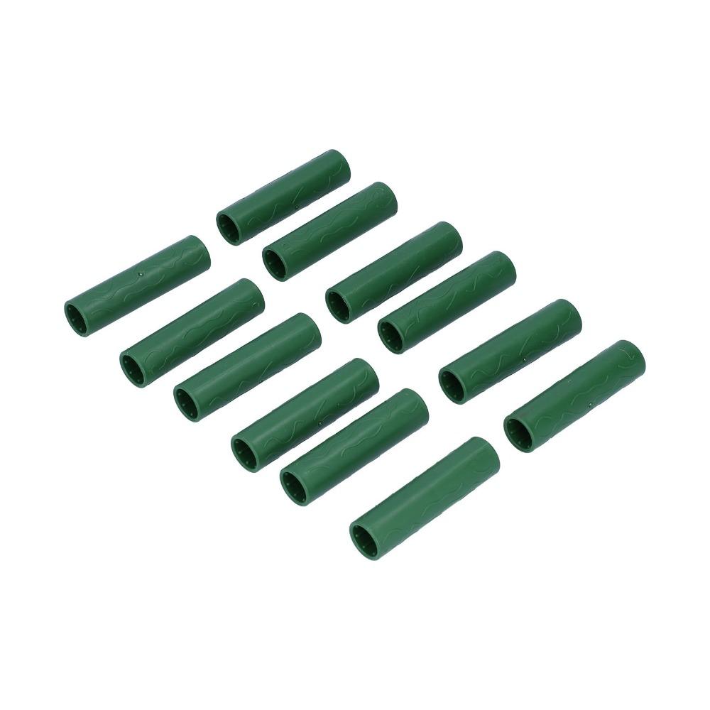12 PIEZAS 11 mm / 16 mm Conector para Tutor de Planta Plástico Junta para Tutor de Jardín Marco de Celosía de Jardín