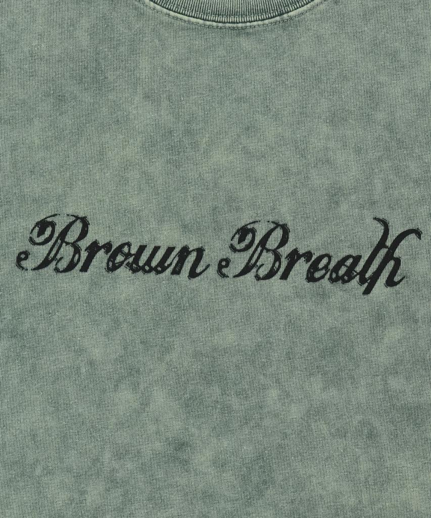 BROWNBREATH W Washed Bb Regular Tee - Mint