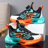 Boys' shoes, new spring and autumn mesh children's sports shoes with rotary buckle, suitable for students and older boys, running shoes