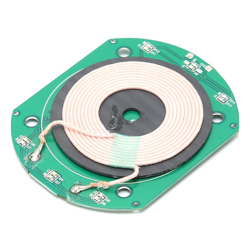 5W Qi Wireless Charger Module PCBA Circuit Board Coil Wireless Charging Micro USB Port